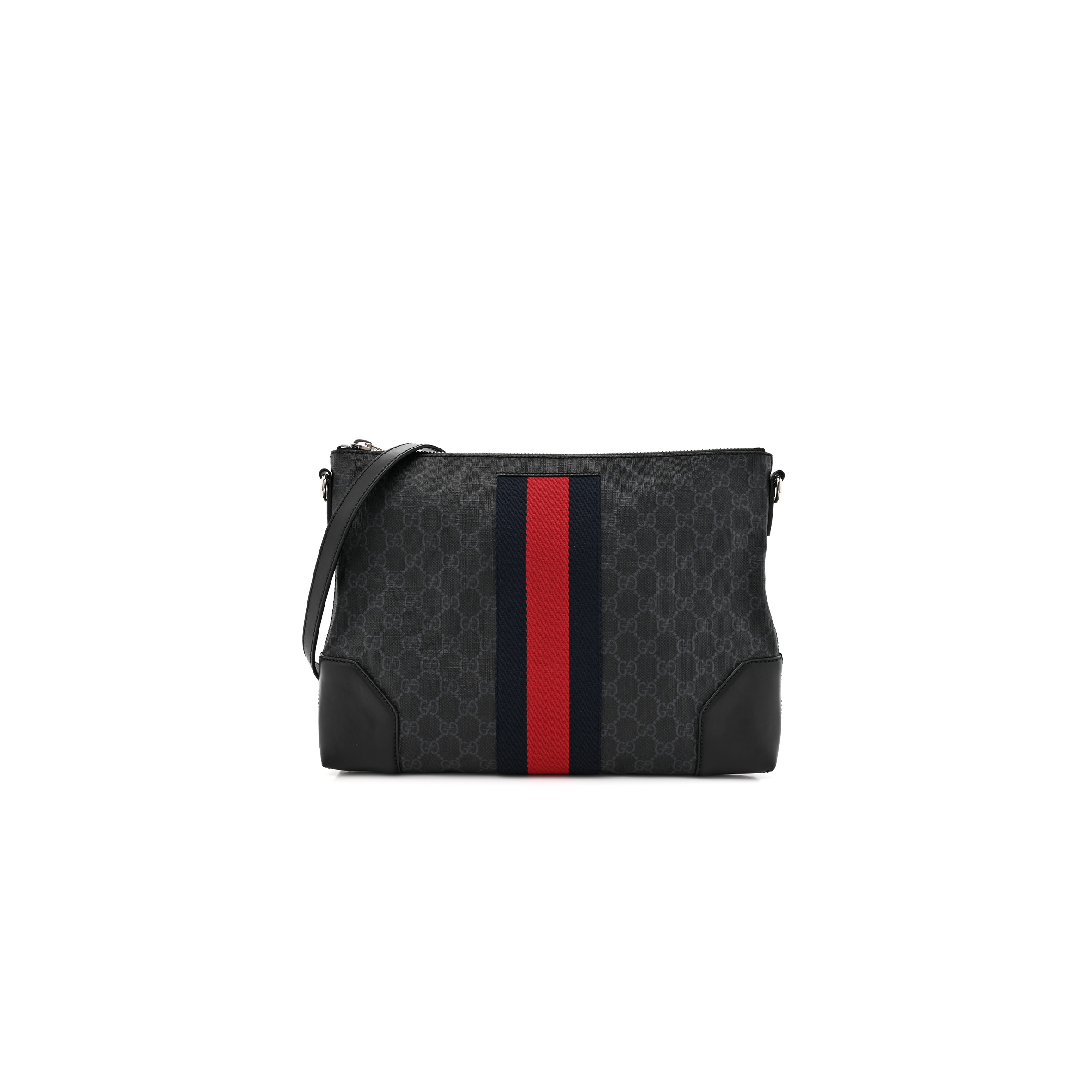 GUCCI GG BLACK MESSENGER 474139 (35.5*25*4cm)